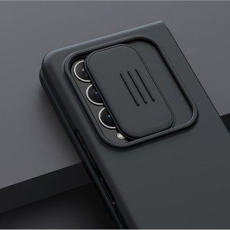 Nillkin CamShield Silky Silicone Case kryt s krytem fotoaparátu pro Samsung Galaxy Z Fold 3 zelený