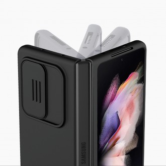 Nillkin CamShield Silky Silicone Case kryt s krytem fotoaparátu pro Samsung Galaxy Z Fold 3 zelený