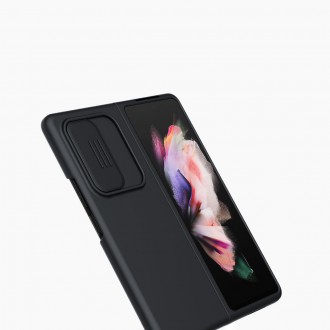 Nillkin CamShield Silky Silicone Case kryt s krytem fotoaparátu pro Samsung Galaxy Z Fold 3 zelený