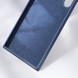 Nillkin CamShield Silky Silicone Case s krytem fotoaparátu pro Samsung Galaxy S22 Ultra černý