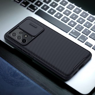 Nillkin CamShield Pro Case Hard Armor Cover Kryt fotoaparátu pro Samsung Galaxy A53 5G modrý