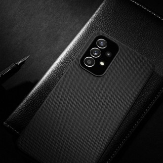 Nillkin Textured Case Durable reinforced case with a gel frame and nylon on the back for Samsung Galaxy A33 5G black