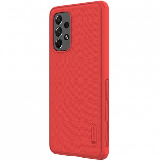 Nillkin Super Frosted Shield Pro durable cover for Samsung Galaxy A73 red