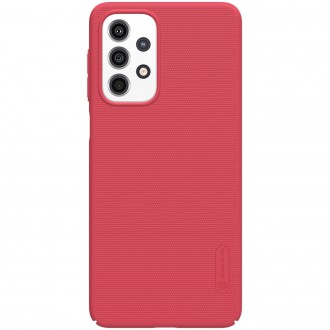 Nillkin Super Frosted Shield reinforced case cover + stand Samsung Galaxy A33 5G red