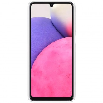 Nillkin Super Frosted Shield reinforced case cover + stand Samsung Galaxy A33 5G white
