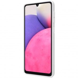 Nillkin Super Frosted Shield reinforced case cover + stand Samsung Galaxy A33 5G white