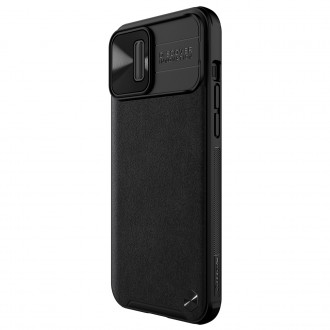 Nillkin CamShield Leather Case iPhone 13 Pro Max case with camera cover black