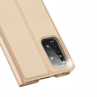 Dux Ducis Skin Pro Holster Cover Flip Cover for Xiaomi Redmi Note 11 Pro 5G / 11 Pro gold