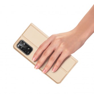 Dux Ducis Skin Pro Holster Cover Flip Cover for Xiaomi Redmi Note 11 Pro 5G / 11 Pro gold