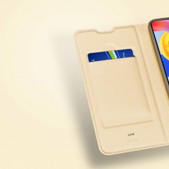 Dux Ducis Skin Pro Holster Cover Flip Cover for Xiaomi Redmi Note 11 Pro 5G / 11 Pro gold