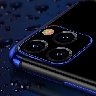Clear Color case Gel TPU Cover with Metallic Frame for Xiaomi Redmi Note 11 Pro + 5G / 11 Pro 5G / 11 Pro black