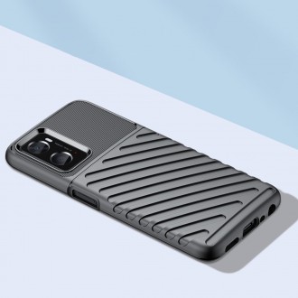 Thunder Case flexible armored cover for Oppo A76 / Oppo A36 / Realme 9i black