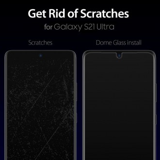 TEMPERED GLASS WHITESTONE DOME GLASS GALAXY S21 ULTRA