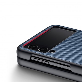 Dux Ducis Fino pouch cover made of nylon material for Samsung Galaxy Z Flip 3 blue