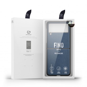 Dux Ducis Fino pouch cover made of nylon material for Samsung Galaxy Z Flip 3 blue