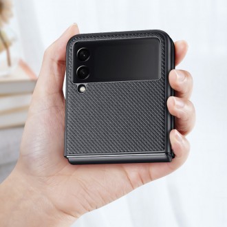 Dux Ducis Fino pouch cover made of nylon material for Samsung Galaxy Z Flip 3 blue