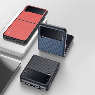 Dux Ducis Fino pouch cover made of nylon material for Samsung Galaxy Z Flip 3 blue
