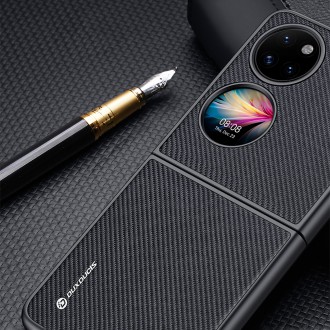 Dux Ducis Fino case is made of nylon material Huawei P50 Pocket blue