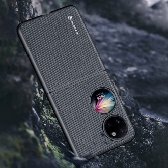 Dux Ducis Fino case is made of nylon material Huawei P50 Pocket blue