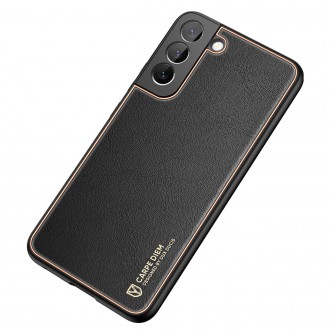 Dux Ducis Yolo elegant cover made of ecological leather for Samsung Galaxy S22 + (S22 Plus) black