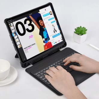 Choetech Keyboard Case Cover for iPad Pro 12.9´ 2020 / 2021 Wireless Bluetooth Keyboard Black (BH-015)