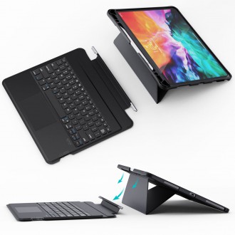 Choetech Keyboard Case Cover for iPad Pro 12.9´ 2020 / 2021 Wireless Bluetooth Keyboard Black (BH-015)