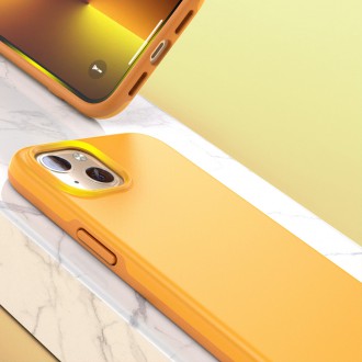 Choetech MFM Anti-drop case Made For MagSafe for iPhone 13 mini orange (PC0111-MFM-YE)