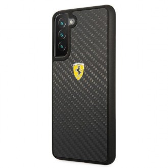 Ferrari FEHCS21FFCAK S21 FE G990 černo/černé pevné pouzdro On Track Real Carbon