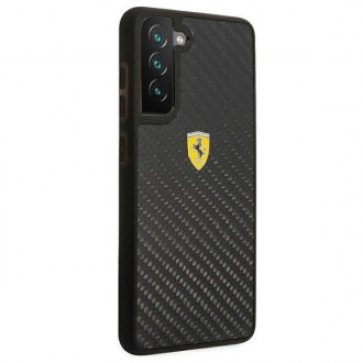 Ferrari FEHCS21FFCAK S21 FE G990 černo/černé pevné pouzdro On Track Real Carbon
