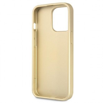 Guess GUHMP13LG4GB iPhone 13 Pro / 13 6,1&quot; hnědé/hnědé pevné pouzdro 4G Collection Magsafe