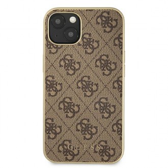 Guess GUHMP13MG4GB iPhone 13 6,1&quot; hnědé/hnědé pevné pouzdro 4G Collection Magsafe