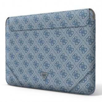 Guess Sleeve GUCS16P4TB 16&quot; modro/modré 4G logo Uptown Triangle