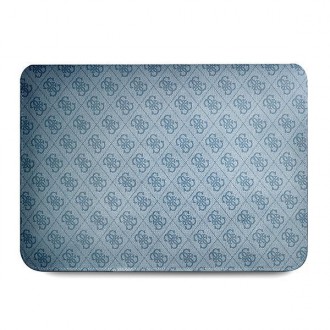 Guess Sleeve GUCS16P4TB 16&quot; modro/modré 4G logo Uptown Triangle