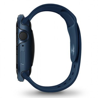 UNIQ etui Valencia Apple Watch Series 4/5/6/7/8/SE 40/41mm. niebieski/cobalt blue