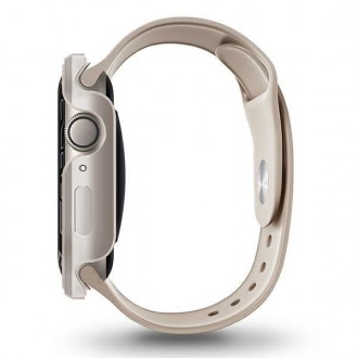 UNIQ etui Valencia Apple Watch Series 4/5/6/7/8/SE 40/41mm. starlight