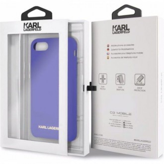 Karl Lagerfeld KLHCI8SLVOG iPhone 7/8 SE 2020 / SE 2022 hardcase fioletowy/purple Silicone