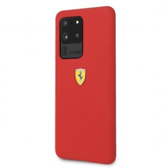 Ferrari Hardcase FESSIHCS69RE S20 Ultra G988 červený/červený silikon
