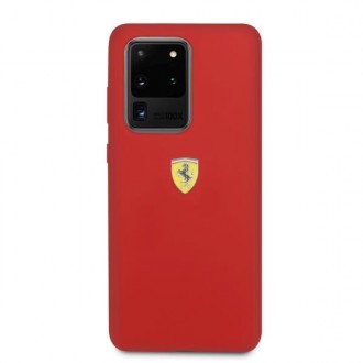 Ferrari Hardcase FESSIHCS69RE S20 Ultra G988 červený/červený silikon