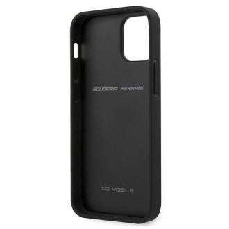 Ferrari FEHQUHCP12SBK iPhone 12 mini 5,4&quot; černý/černý pevný obal Off Track Quilted