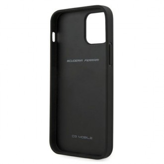 Ferrari FEOGOHCP12MBK iPhone 12/12 Pro 6,1&quot; černo/černé pevné pouzdro Off Track perforované