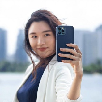 Uniq case Lino Hue iPhone 12 Pro Max 6.7 &quot;blue / marine blue Antimicrobial