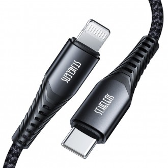 Joyroom MFI USB Type C - Lightning cable 2.1A 1.8m black (ST-C04 1,8M Black)