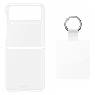 Samsung Clear Cover TPU Gel Case Flower Cover for Samsung Galaxy Z Flip 3 transparent (EF-QF711CTEGWW)