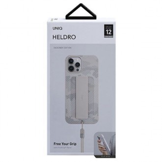 UNIQ etui Heldro iPhone 12 Pro Max 6,7" beżowy moro/ivory camo Antimicrobial