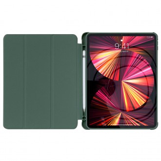 Stand Tablet Case Smart Cover pouzdro pro iPad mini 2021 s funkcí stojánku zelené