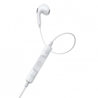 Baseus encok c17 in-ear wired headphones with usb type c microphone white (NGCR010002)