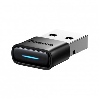 Baseus BA04 mini Bluetooth 5.0 USB adaptér přijímač vysílač pro počítač černý (ZJBA000001)