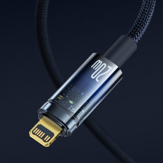 Baseus Explorer Series kabel USB typu C - Lightning 20W 1m modrý (CATS000003)