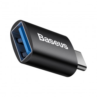 Baseus Ingenuity Series plug adapter USB Type C to USB-A 3.2 gen 1 black (ZJJQ000001)