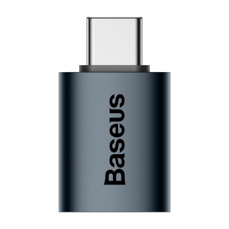 Baseus Ingenuity Series USB Type C na USB-A 3.2 gen 1 adaptér modrý (ZJJQ000003)